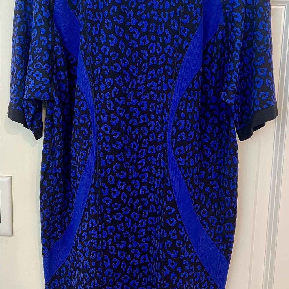 Climawear Cobalt and Black Patterned Tee